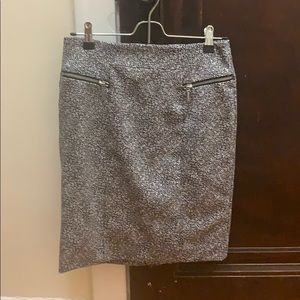 Michael Kors black and white pencil skirt